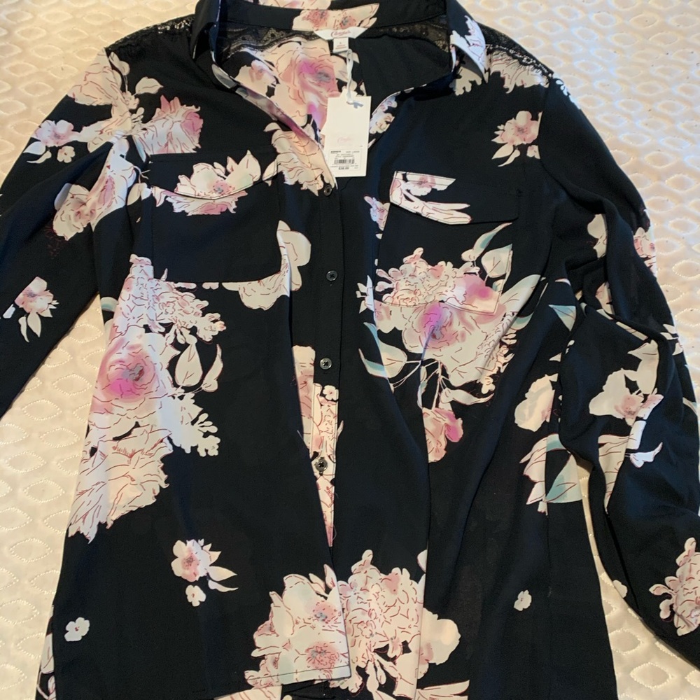 Candies long sleeve dress shirt